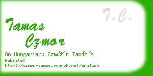 tamas czmor business card